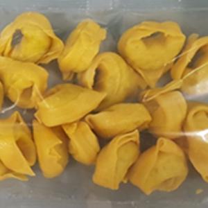 Samples of fresh filled pasta