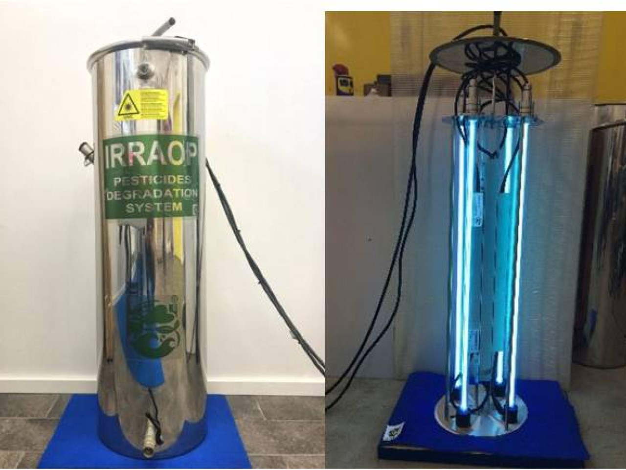 Prototipo per la degradazione dei residui di fitofarmaci utilizzati nei trattamenti delle colture agricole Prototipo per la degradazione dei residui di fitofarmaci utilizzati nei trattamenti delle colture agricole